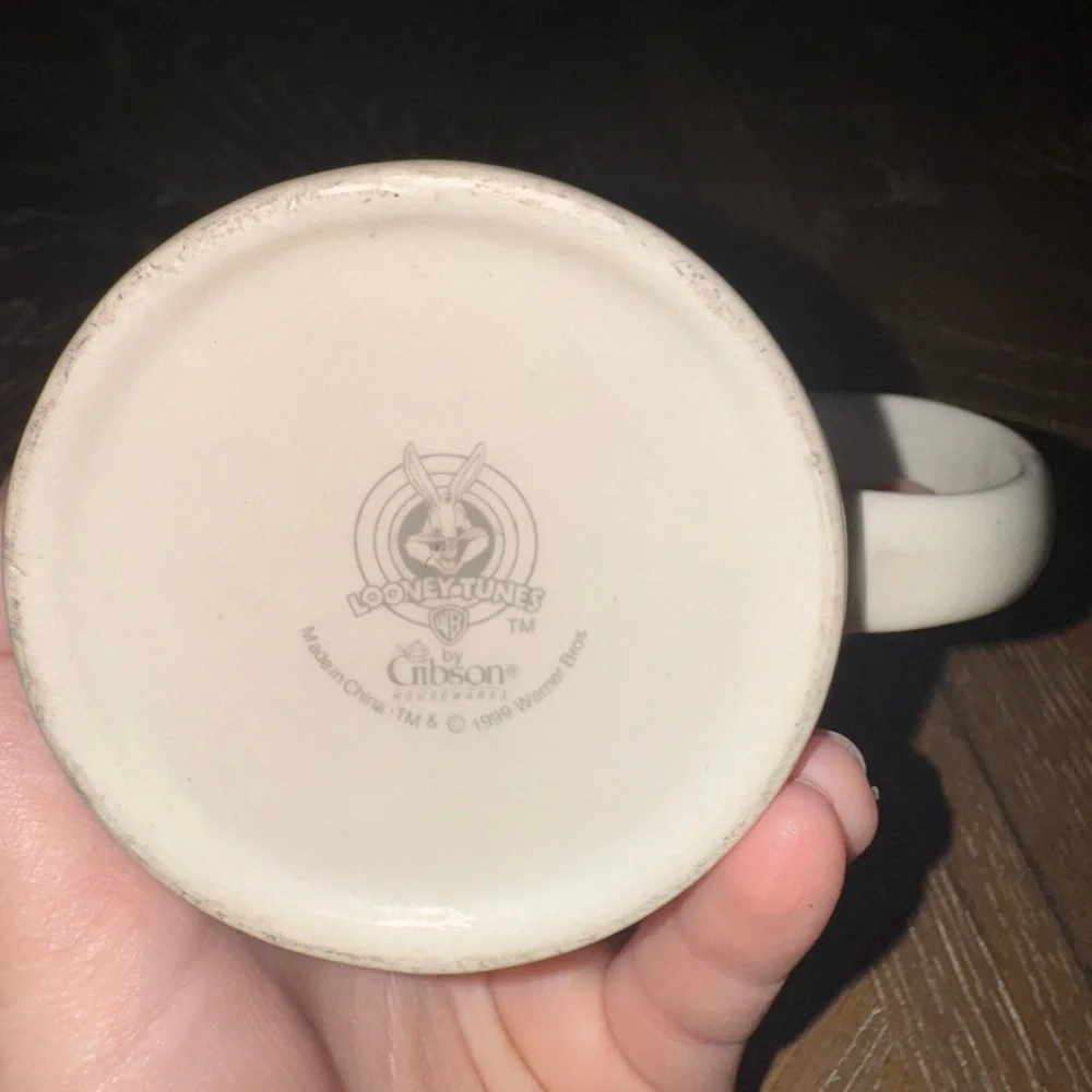 Vintage 1999 Taz the‎ Tasmanian Devil Coffee Mug Looney Tunes Warner Bros. Cup